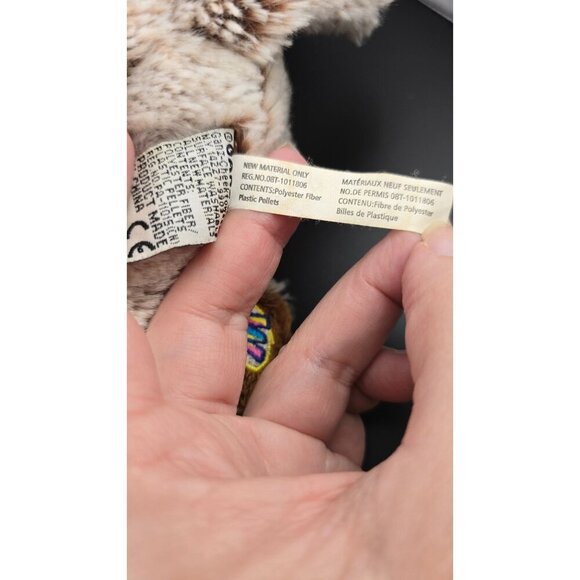 Adorable GANZ Webkinz Groundhog Plush Soft & Cuddly Stuffed Animal - Tan & Brown - Picture 9 of 12